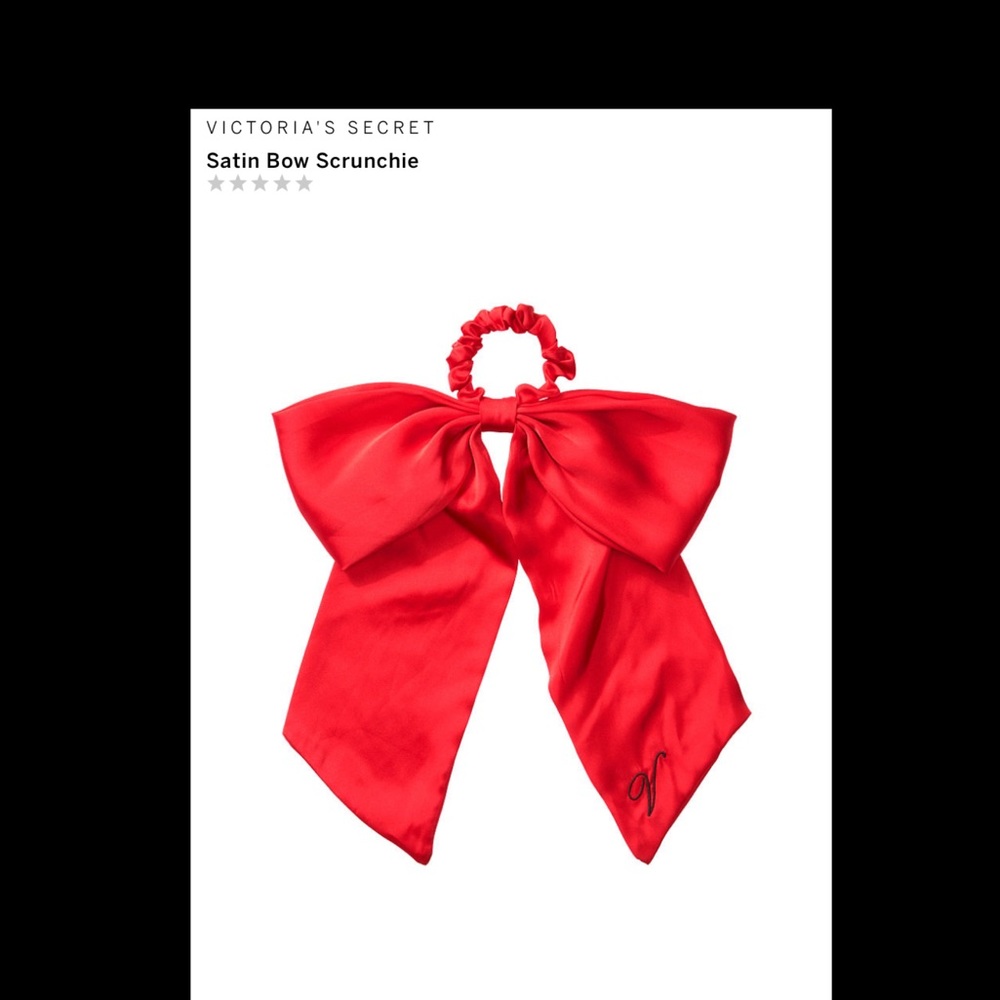 Victoria’s Secret Satin Bow Scrunchie